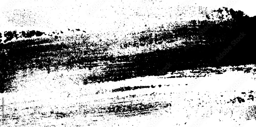 Poster seamless asphalt road texture with tire smears for design projects