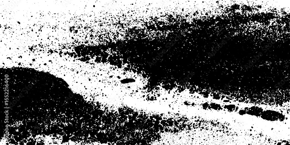 Aufkleber Seamless asphalt texture pattern with tiny rocks and oil effect