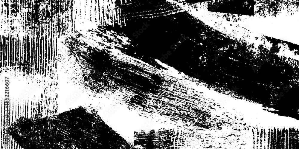Poster seamless grunge banner with photocopy noise and textured overlay for distressed effect