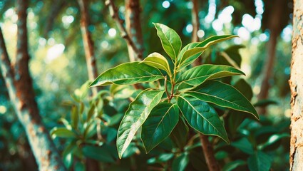Tropical Herb Tree - Bay Leaf, The Herbal Rich Of Aroma Use As Ingredient In Many Foods