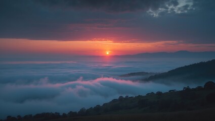 A very beautiful sunset even if it only gives temporary beauty