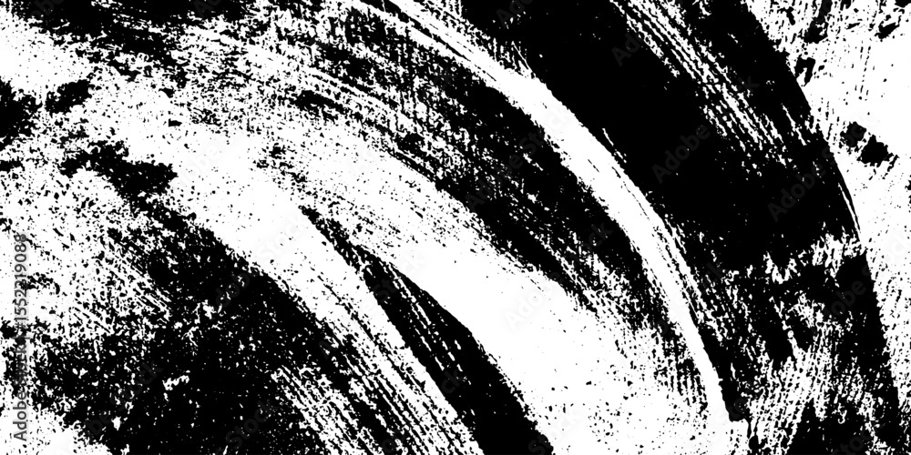 Aufkleber Seamless curly bracket pattern with photocopy blur and ink effect for artistic design