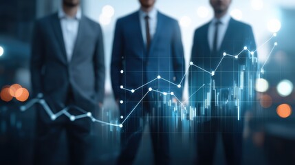 Business growth strategy meeting corporate office digital analysis urban environment professional viewpoint data-driven concept