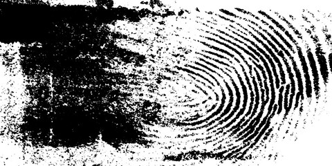 Seamless grunge fingerprint texture with ink residue for background and design