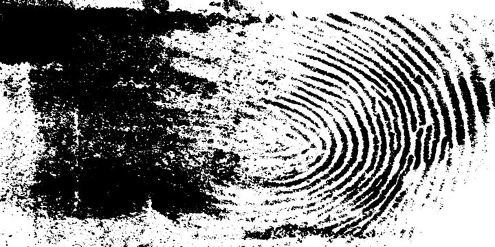 Seamless grunge fingerprint texture with ink residue for background and design
