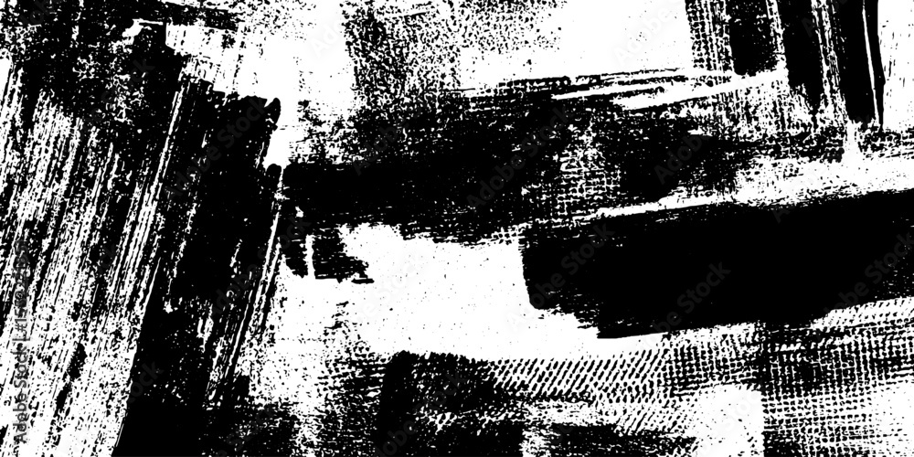 Aufkleber Seamless grunge graphic pattern with distressed noise layering for design