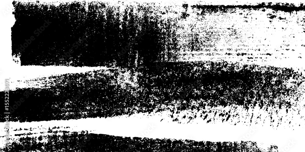 Aufkleber seamless grunge photo frame with scratched border for distressed design and overlay effects