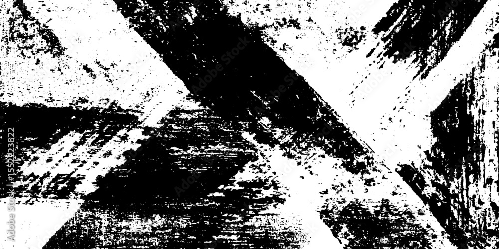 Poster Seamless grunge x o marks with dirty overlap texture design for backgrounds and overlays