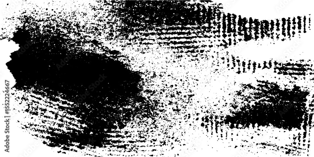 Poster chaotic ink splatter texture for distressed design and artistic overlay