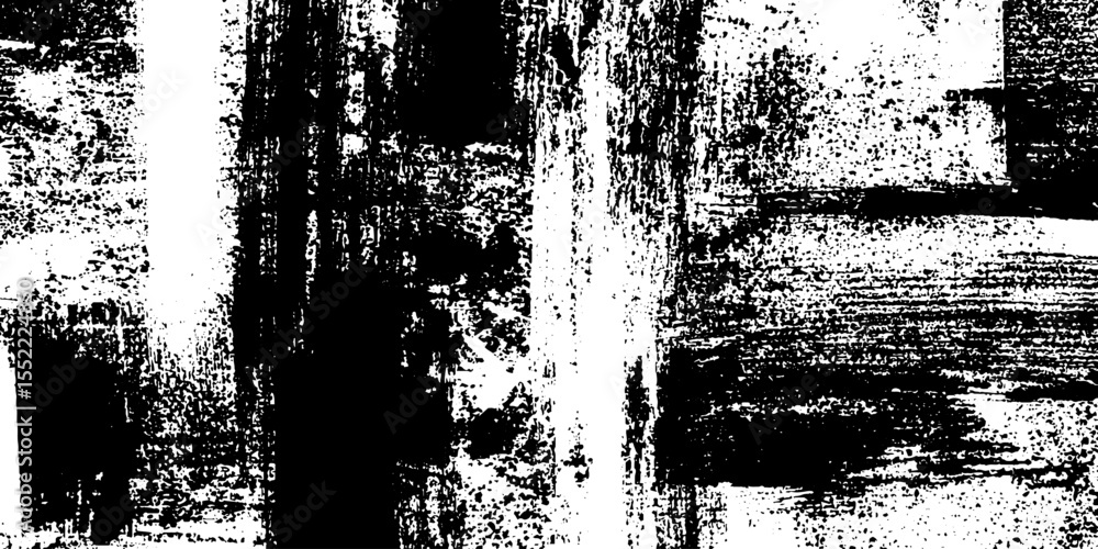 Aufkleber Seamless ink stroke grid texture with scratched marks for artistic design and overlay effects