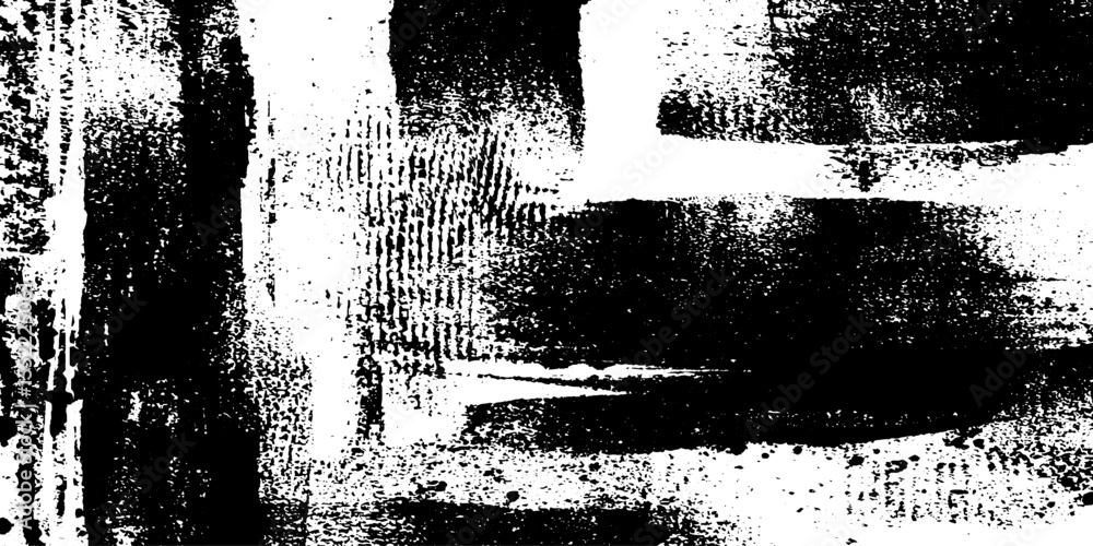 Poster grunge layered collage with ripped labels and grungy texture effect