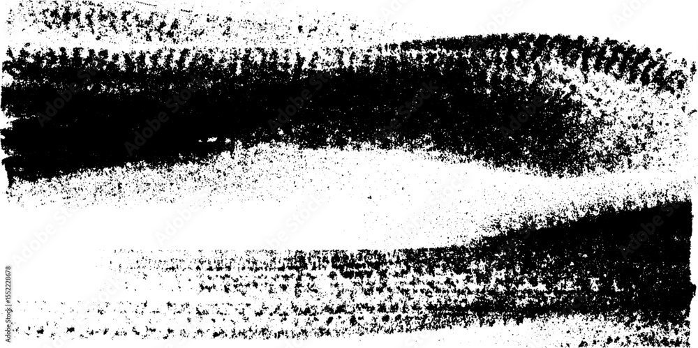 Poster distorted punk zine texture with halftone for creative design