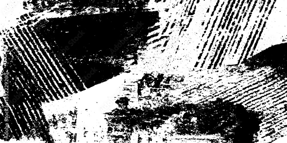 Aufkleber Vintage grunge seamless texture with torn labels and distressed patterns for abstract design