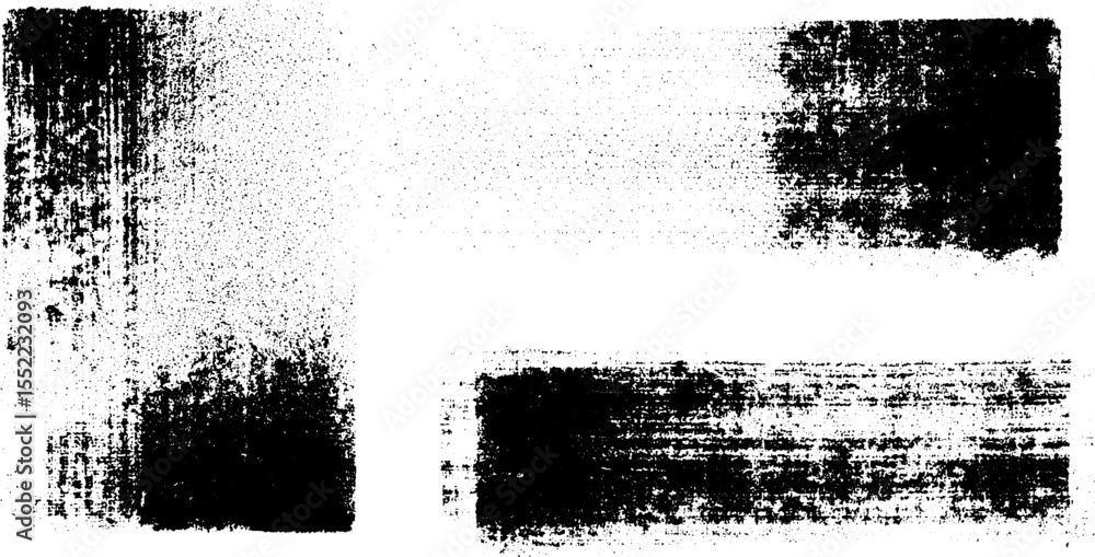 Aufkleber Seamless scratched surface with noise and grain texture for overlay and design