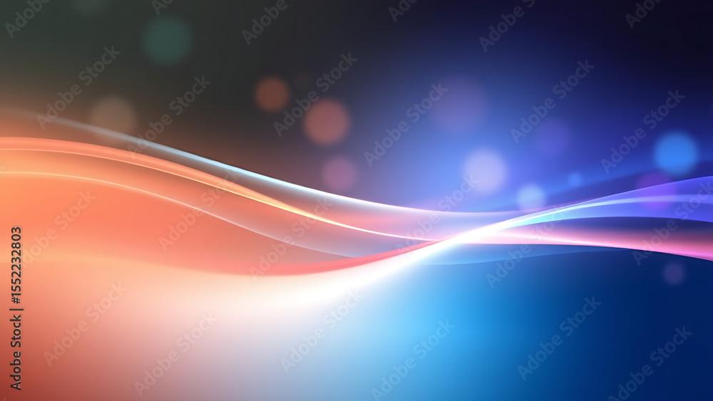 Poster abstract line wave gradient poster background vector set minimalist blank cover template with vibran