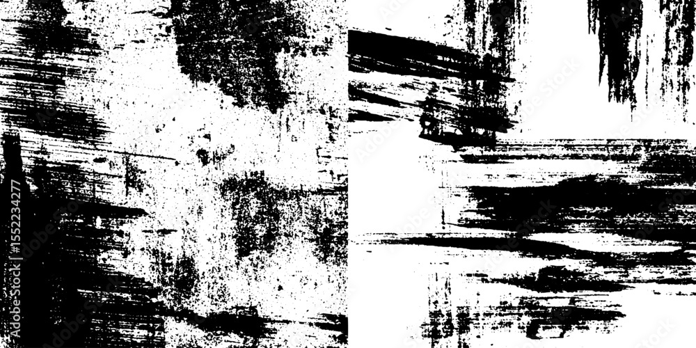 Poster seamless underground gig flyer with noise patterns for distressed grunge design
