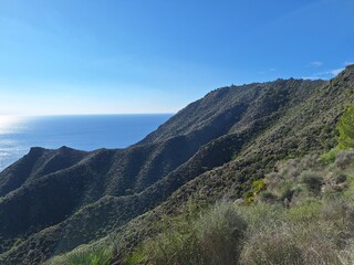 mountain landscape in coastal Spain