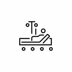 patient clinic icon sign vector