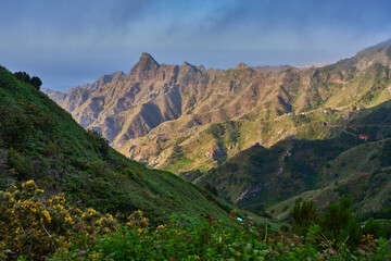 Roque de Taborno in morning light