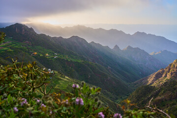 Sunrise over Montaña Tafada ridges