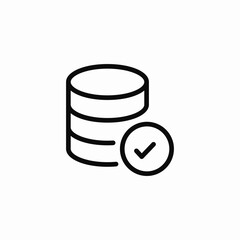 database success icon sign vector