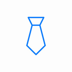 Fototapeta premium formal necktie icon sign vector