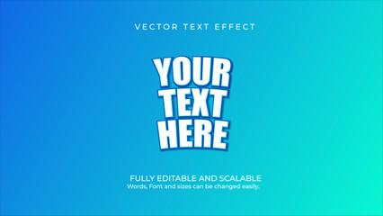 Editable text style effect - Lords text style theme