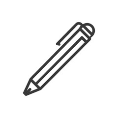 Minimalist Pen Icon: Sleek Design for Writing and Creativity