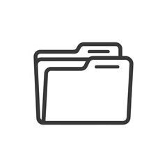 Minimalist Folder Icon: Clean, Modern Design for File Management