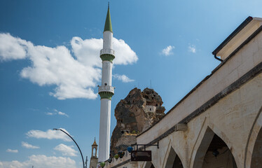 Nevsehir historical Ortahisar castle landscape photo