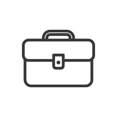 Minimalist Briefcase Icon: Clean Lines, Professional Symbolism, Modern Design
