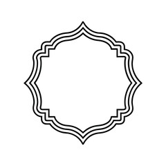 Elegant Ornate Frame Decorative Border Design Element