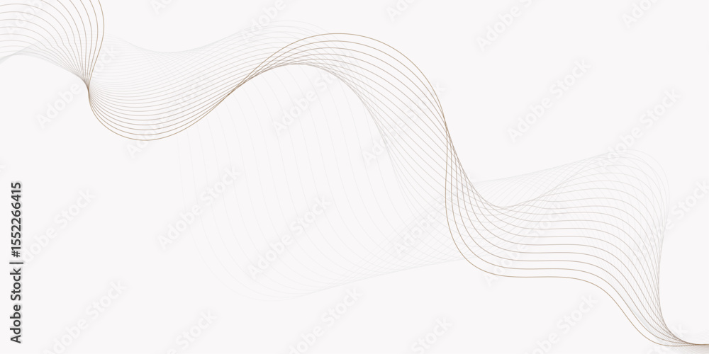 Poster wavy curve modern seamless texture lines forming pattern on a white background creating a visually a