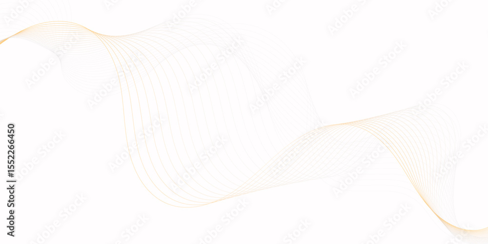 Poster Wavy curve modern seamless texture lines forming  pattern on a white background creating a visually appealing abstract design element.