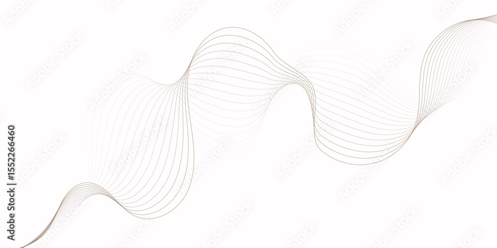 Poster wavy curve modern seamless texture lines forming pattern on a white background creating a visually a