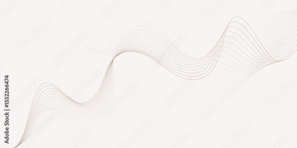 Poster wavy curve modern seamless texture lines forming pattern on a white background creating a visually a