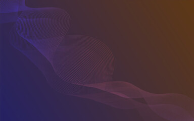 Abstract pink background with flowing wave patterns and a touch of orange creates a vibrant, artistic, and decorative illustration