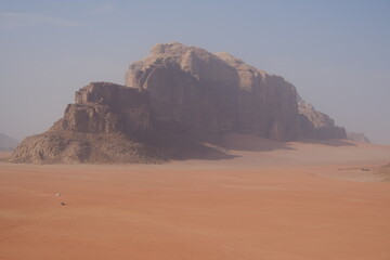 Rocks in the desert of Jordan
