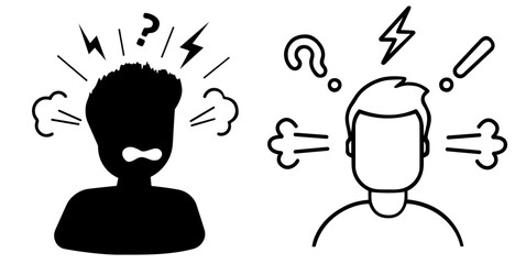 Angry and Frustrated Person Screaming with Emotional Outburst – Rage, Disappointment, Mental Breakdown, Stress Reaction, and Emotional Expression in Conflict or Communication