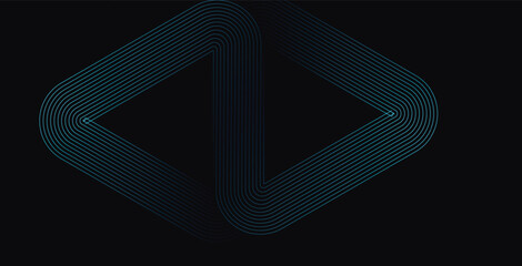 Blue abstract background with swirling light waves, a perfect vector design element