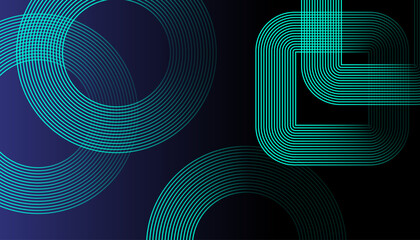 Blue abstract background with swirling light waves, a perfect vector design element