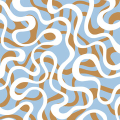 Abstract wave pattern. Vector Illustration.