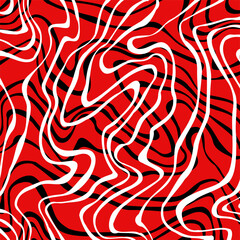Abstract wave pattern. Vector Illustration.
