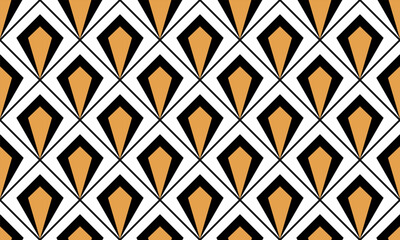 Seamless abstract geometric pattern. Vector Illustration.