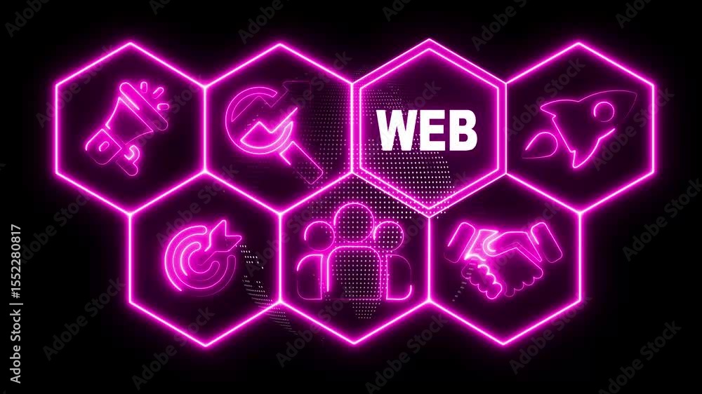 Poster a futuristic web business concept holographic advanced hud circle platform. high performance, monito