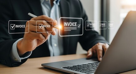 Digital Invoice Management and Financial Record Keeping System for Efficient Business Operations