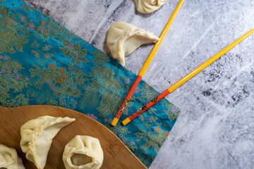 Crafting dumplings by hand – traditional Chinese culinary process