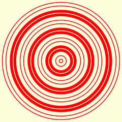 Circle shapes pattern. Circles ornament. Figures background. Simple wallpaper. Linear motif. Geometrical backdrop. Digital paper. Web designing, Textile print. Vector abstract.