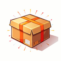 Obraz premium Carton moderne en flat