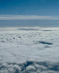 blue sky and clouds